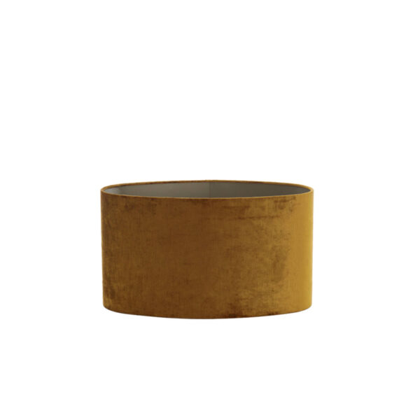 Gouden lampenkap fluwelen cilinder Light & Living Gemstone - H 32 cm