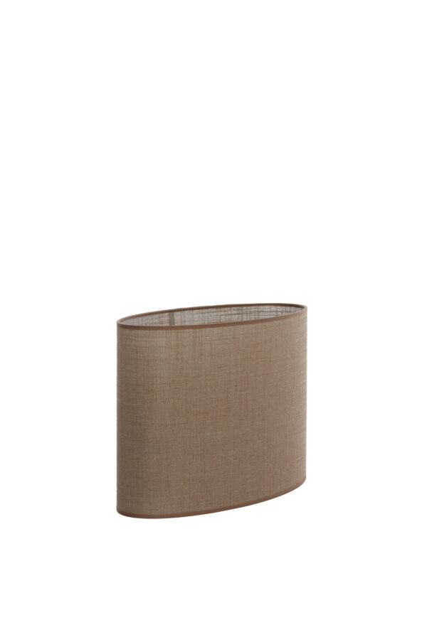 Bruine cilindervormige lampenkap in kleur Light & Living Caden - H 32 cm - Image 3