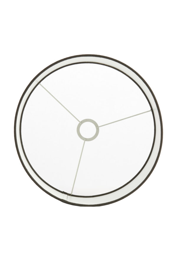 Cilindervormige lampenkap in zwart stof Light & Living Livigno - Ø 35 cm - Image 8