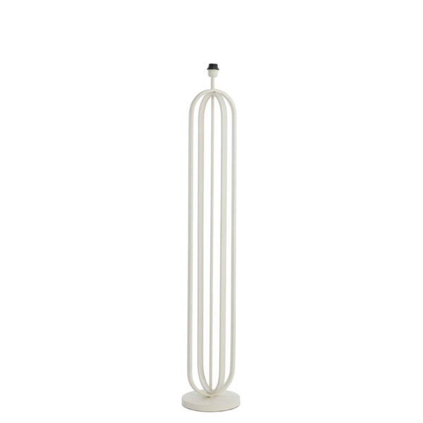 Moderne metalen lampvoet wit Light & Living Aster - H 140 cm