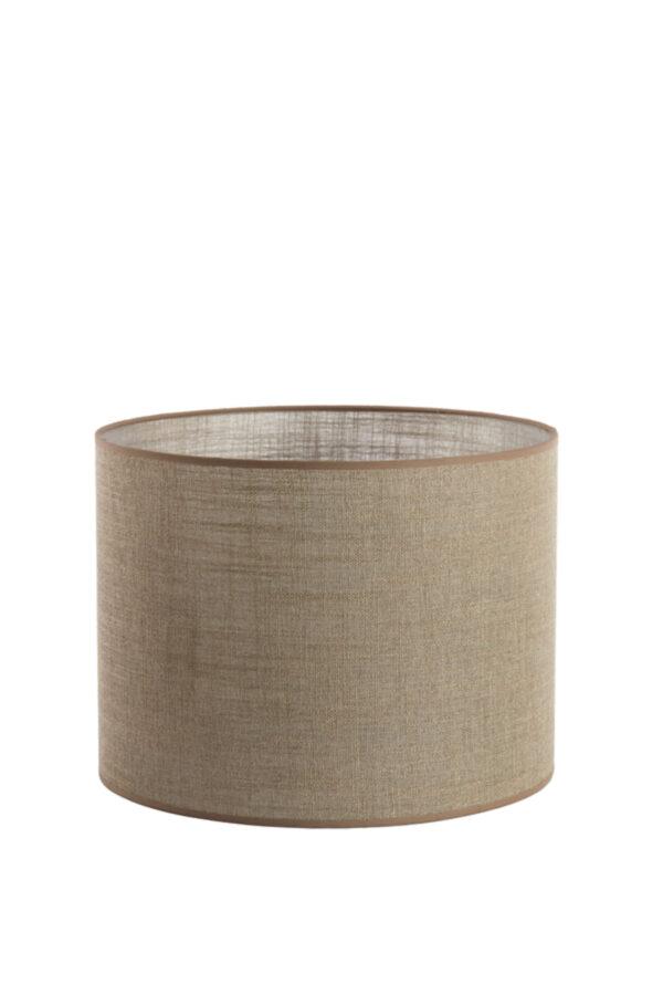 Cilindervormige stoffen lampenkap beige Light & Living Caden - Ø 40 cm - Image 2