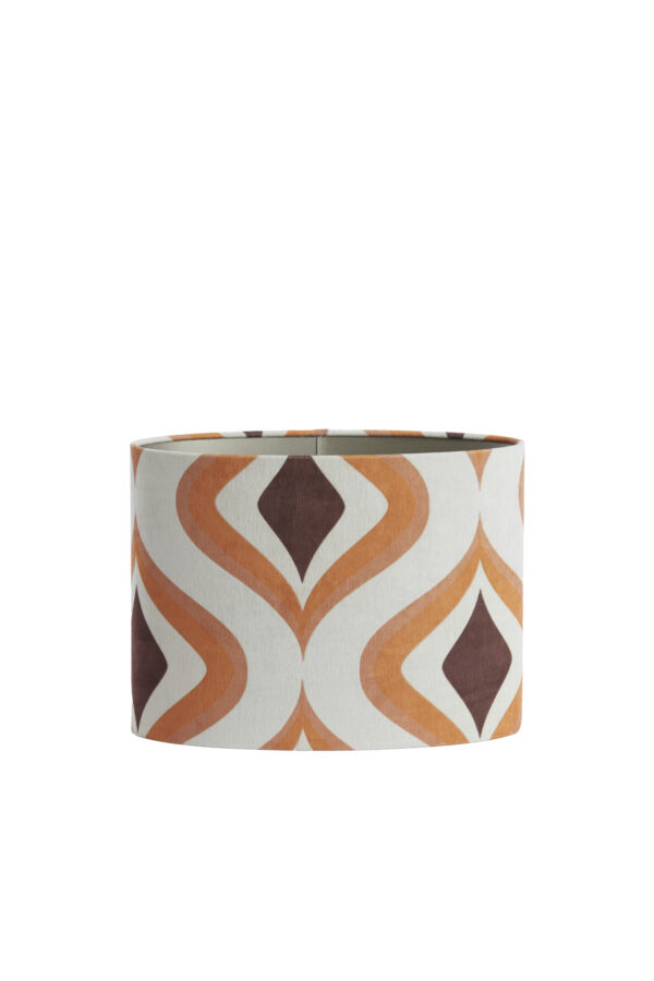 Retro lampenkap geometrisch patroon Light & Living Cookie - H 28 cm - Image 2