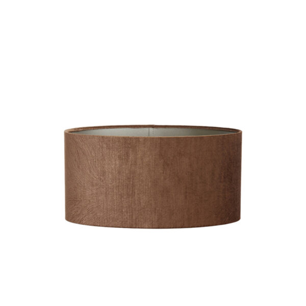 Cilindervormige lampenkap in de kleur bruin Light & Living Lubis - H 19 cm