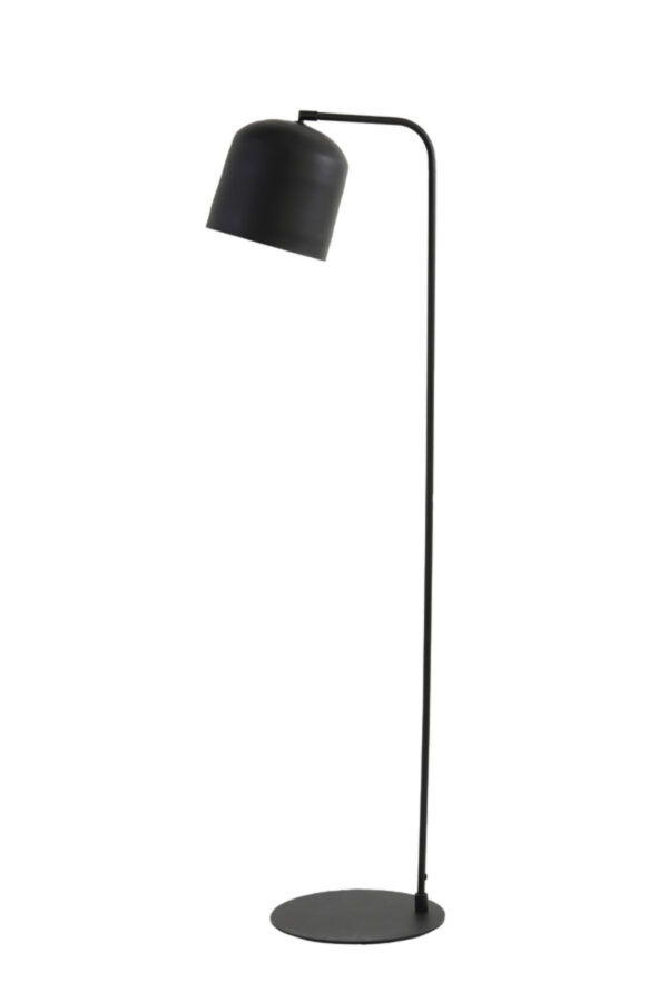 Zwarte vloerlamp met kap cilindrisch Light & Living Aleso - H 138 cm - Image 2