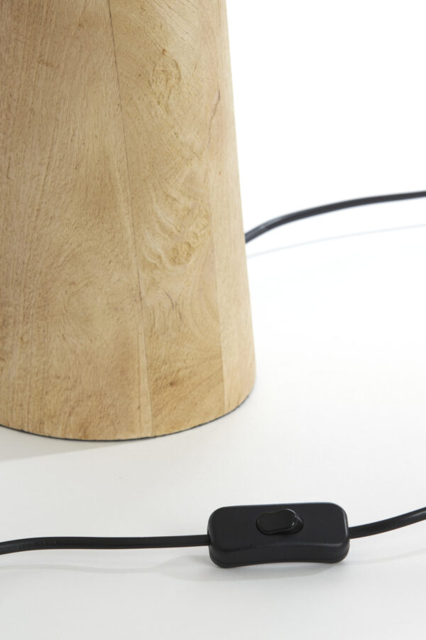Houten lampvoet klassiek ontwerp Light & Living Baglio - H 45 cm - Image 6