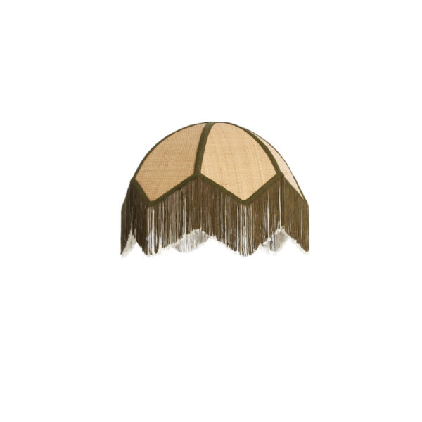 Rotan lampenkap met franjes Light & Living Sulina - Ø 35 cm
