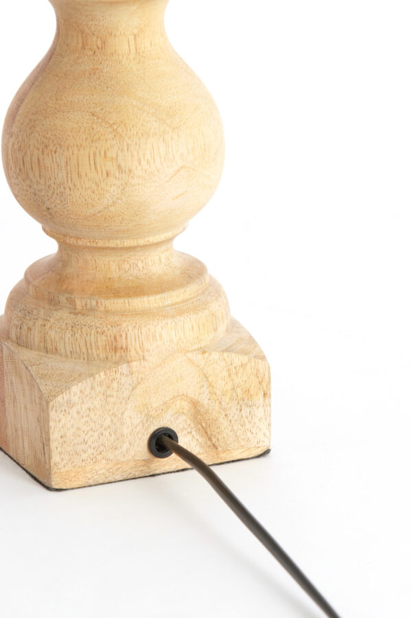 Decoratieve lampenvoet van hout Light & Living Cumani - H 36 cm - Image 6