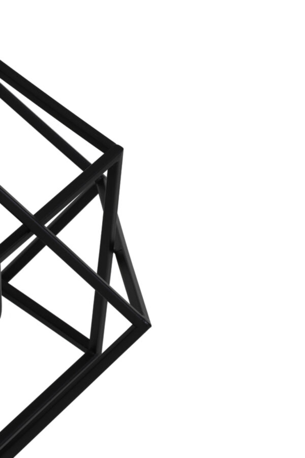 Zwarte industriële hanglamp geometrisch design Light & Living Drizella - B 61 cm - Image 5