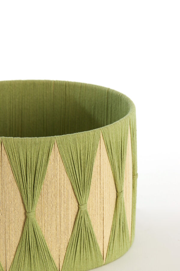 Groene lampenkap met een mooi patroon Light & Living Hannah - Ø 30 cm - Image 3