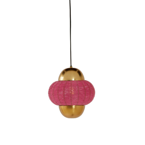 Goud-roze hanglamp met luxe uitstraling Light & Living Cetara - Ø 26 cm