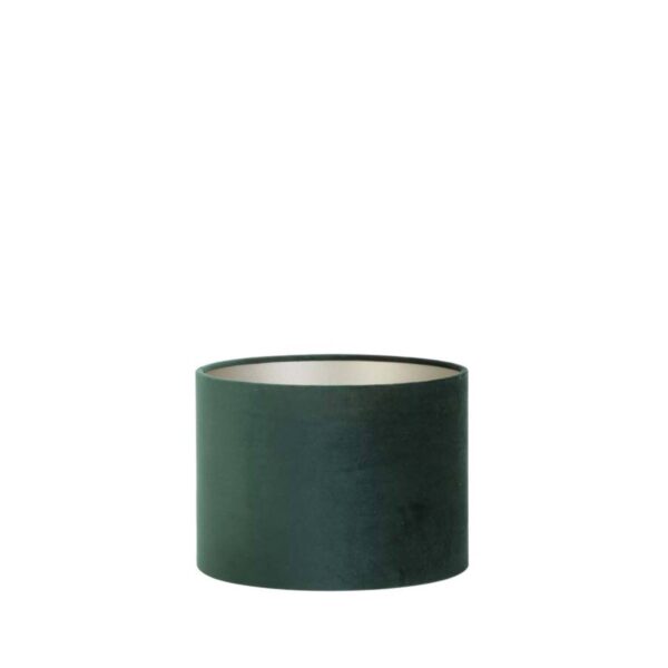 Groene cilinder lampenkap voor sfeer Light & Living Velours - Ø 20 cm