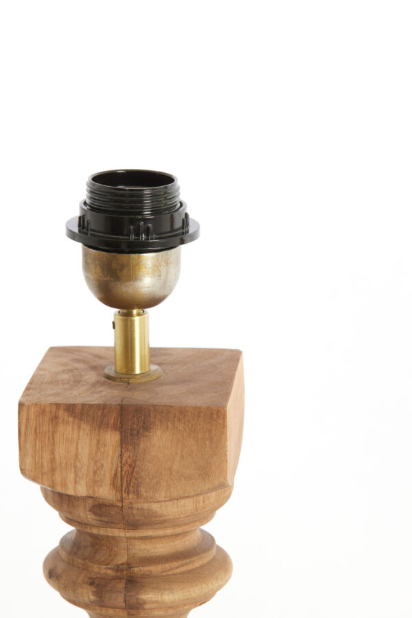 Houten lampenvoet decoratief Light & Living Cumani - H 36 cm - Image 7