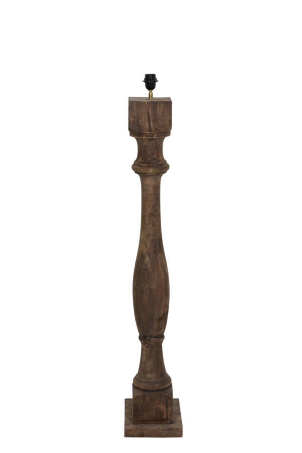 Houten lampenvoet in originele stijl Light & Living Robbia - H 125 cm - Image 2