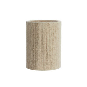 Lampenkap beige ribstof cilindrisch Light & Living Medana - Ø 30 cm