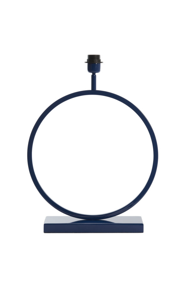 Blauwe ronde lampvoet Light & Living Liva - H 53 cm - Image 2