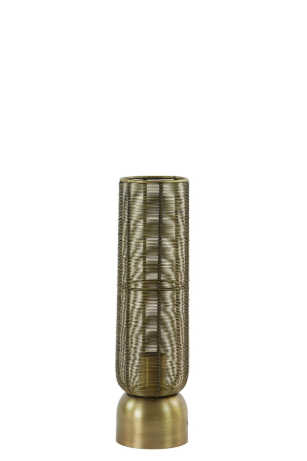 Moderne tafellamp metaal goud draad Light & Living Lezuza - H 39,5 cm - Image 2