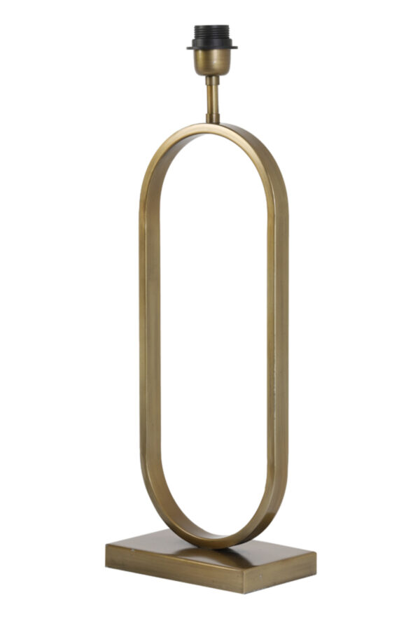 Gouden metalen lampvoet ovaal Light & Living Jamiri - H 55 cm - Image 3