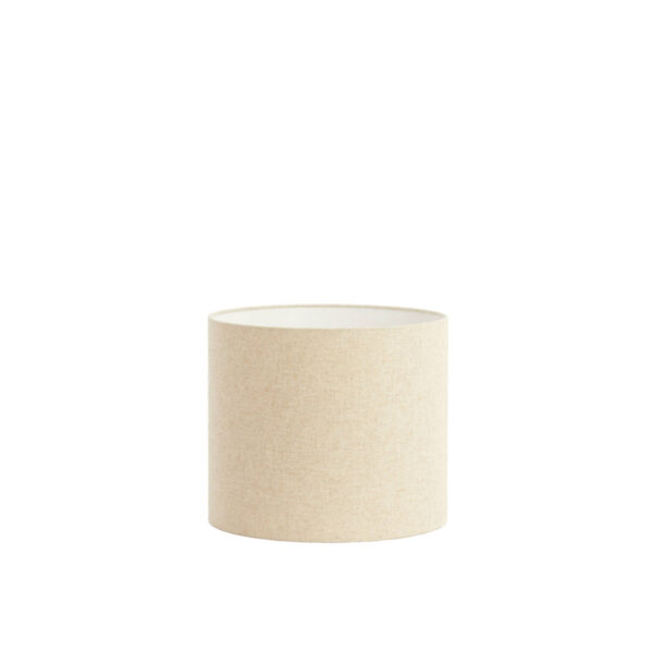 Cilindervormige stoffen lampenkap in beige Light & Living Livigno - Ø 35 cm