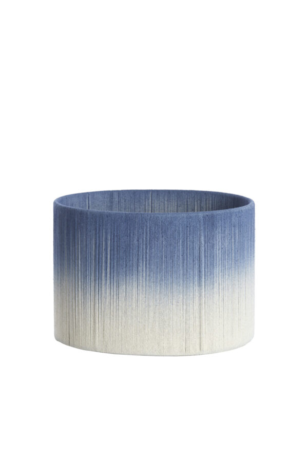 Blauwe ombré lampenkap cilindervormig Light & Living Tossa - Ø 30 cm - Image 2