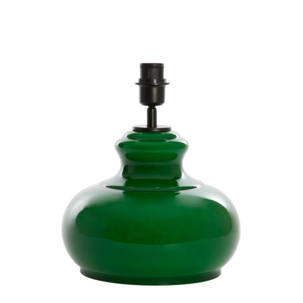 Groene lampenvoet glanzend Light & Living Verde - H 33 cm