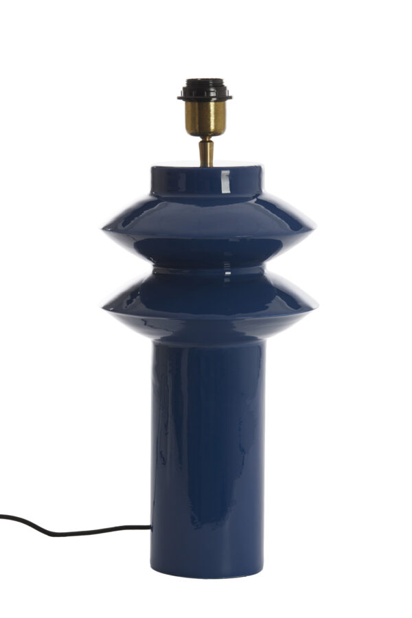 Blauwe keramische lampvoet Light & Living Petch - H 40 cm - Image 2