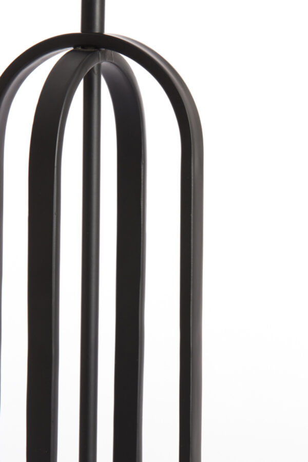 Zwarte metalen lampenvoet Light & Living Aster - H 55 cm - Image 5