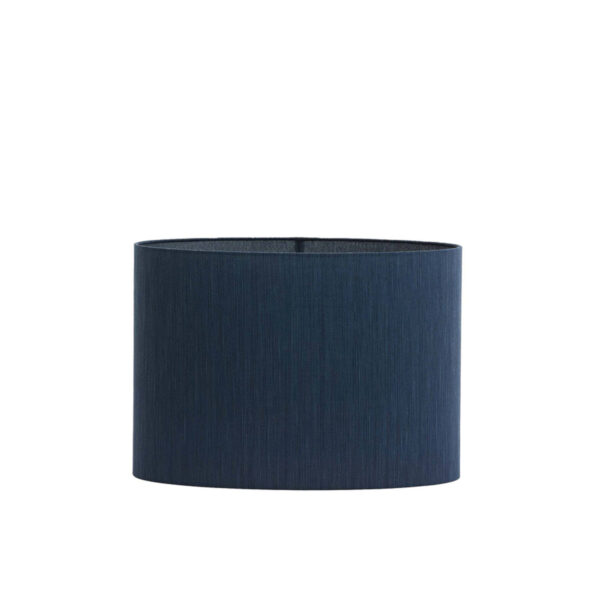 Blauwe cilindrische lampenkap Light & Living Harper - H 32 cm