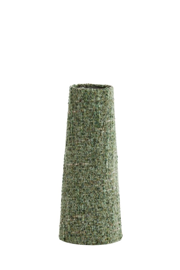 Groene stoffen cilindrische lampenkap Light & Living Osire - Ø 10,5 cm - Image 2