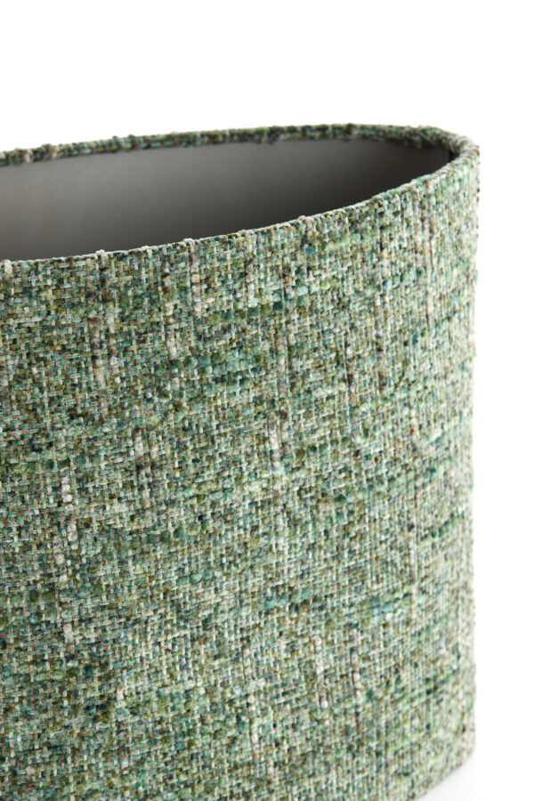 Groene stof lampenkap in cilinderstijl Light & Living Osire - H 32 cm - Image 6