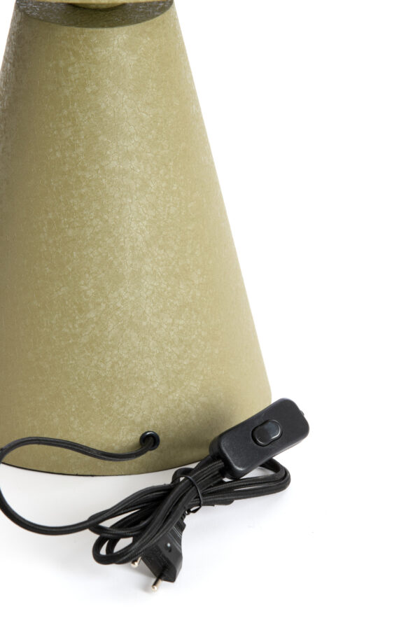 Groene cilindervormige bureaulamp Light & Living Surrina - H 49 cm - Image 4