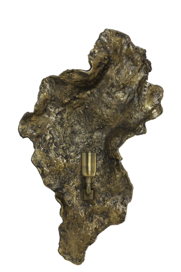 Sculpturale wandlamp goud patina Light & Living Sidomi - wandlamp - H 62 cm - Image 2