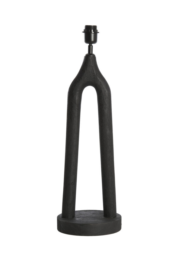 Zwart houten armatuur tafellamp Light & Living Xitta - Image 2