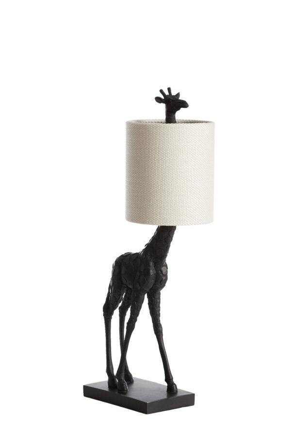 Giraffe tafellamp zwart ontwerp Light & Living Giraffe - H 61 cm - Image 3