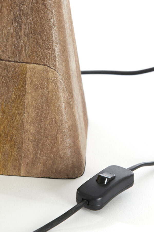 Houten lampvoet met stevige fitting Light & Living Kardan - H 19 cm - Image 7