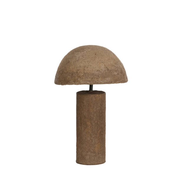 Stenen tafellampen cilindervormig Light & Living Qazu - H 48 cm