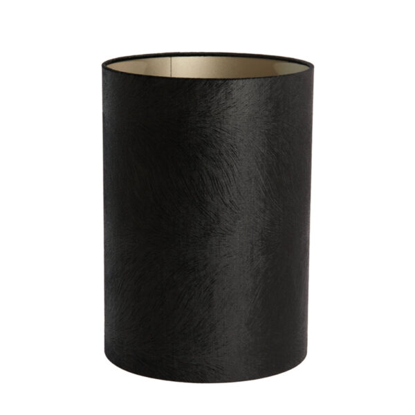 Cilindervormige lampenkap zwart Light & Living Lubis - Ø 30 cm