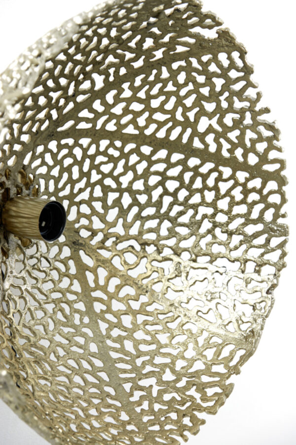 Geperforeerde gouden lampenkap Light & Living Sinula - H 22 cm - Image 3