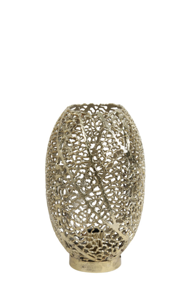 Gouden opengewerkte tafellamp Light & Living Sinula - H 40 cm - Image 2