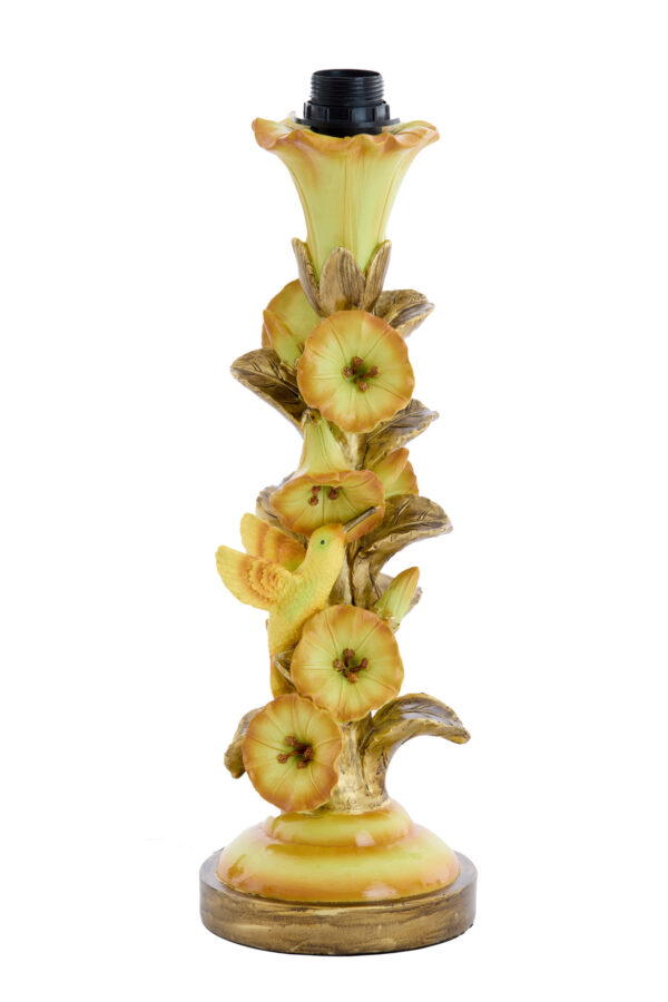 Vogel lampenvoet met bloemen Light & Living Berisso - H 45,5 cm - Image 2