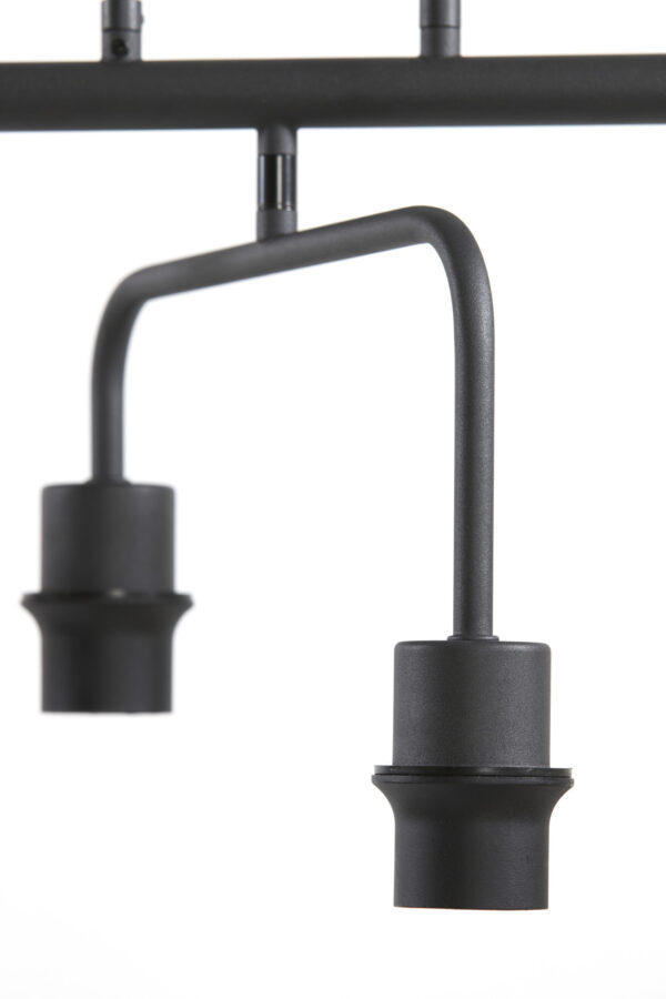 Moderne zwarte hanglamp met rail Light & Living Edisa - B 160 cm - Image 4