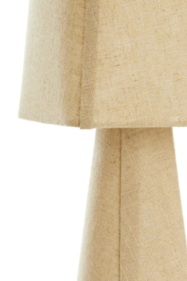 Beige tafellamp trapeziumvormig Light & Living Mikko - H 58 cm - Image 6