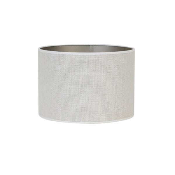 Witte stoffen lampenkap in cilindervorm Light & Living Saverna - Ø 50 cm