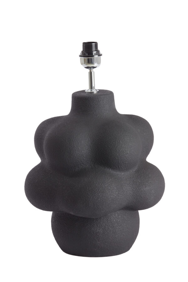 Moderne zwarte tafellampvoet Light & Living Carilo - H 50 cm - Image 2