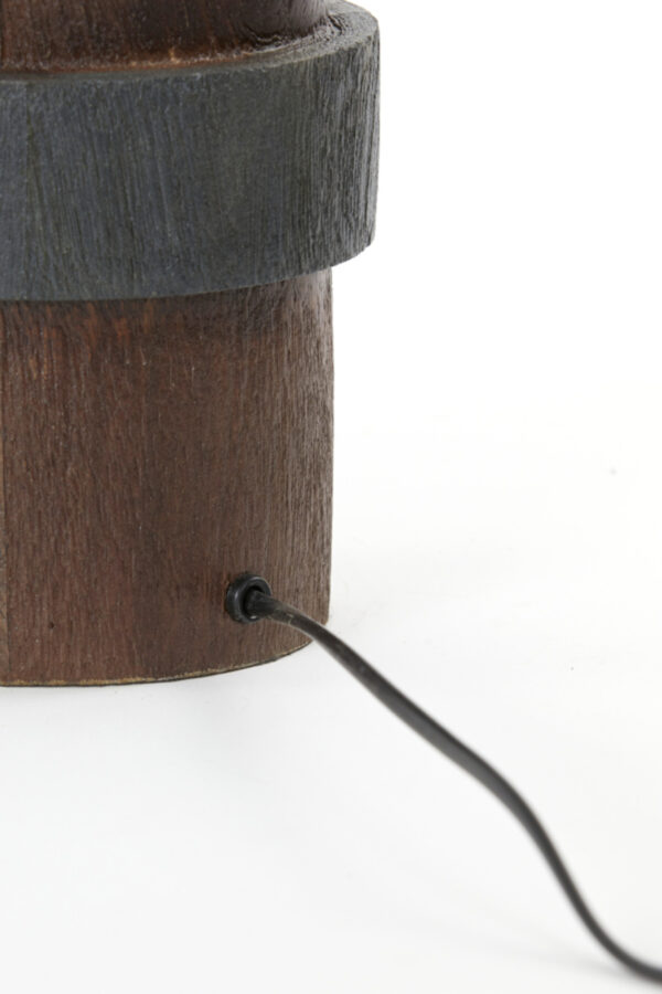Houten lampvoet cilindervormig Light & Living Manilla - H 45 cm - Image 5