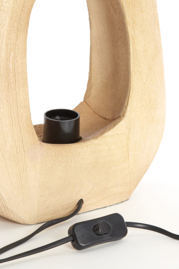 Houten lampvoet ovaal Light & Living Kelafo - H 40 cm - Image 8