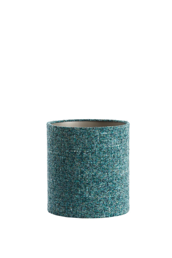 Lampenkap cilindrisch turquoise stoffen Light & Living Osire - Ø 25 cm - Image 2