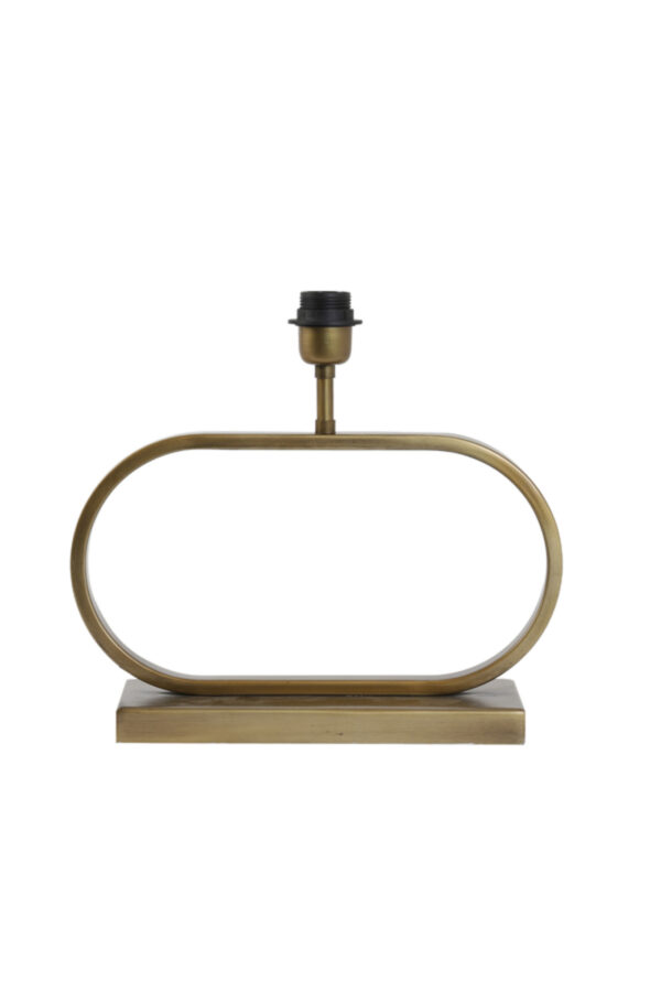 Ovalen lampvoet messingkleurig Light & Living Jamiro - H 29 cm - Image 3