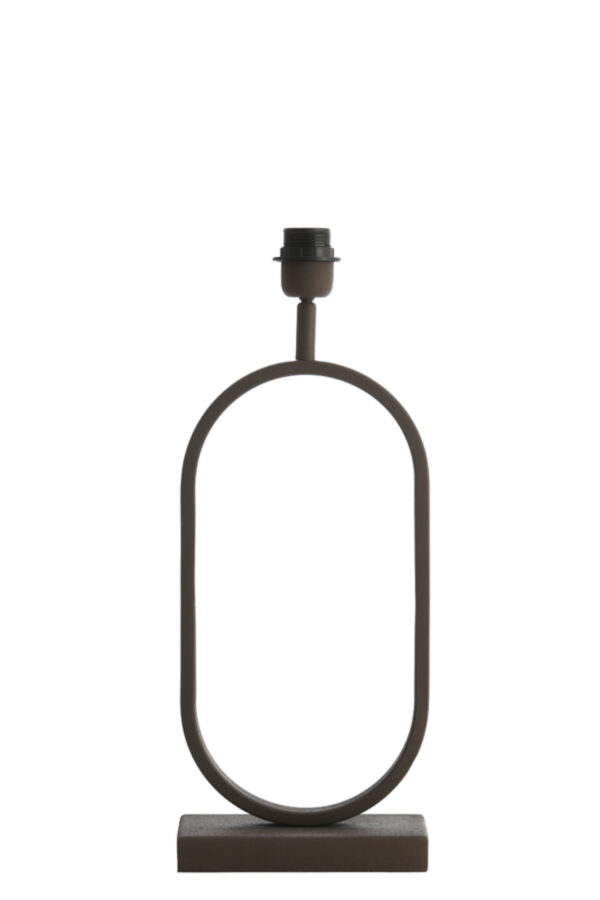 Ovale zwarte lampenvoet Light & Living Jamiri - H 45 cm - Image 2
