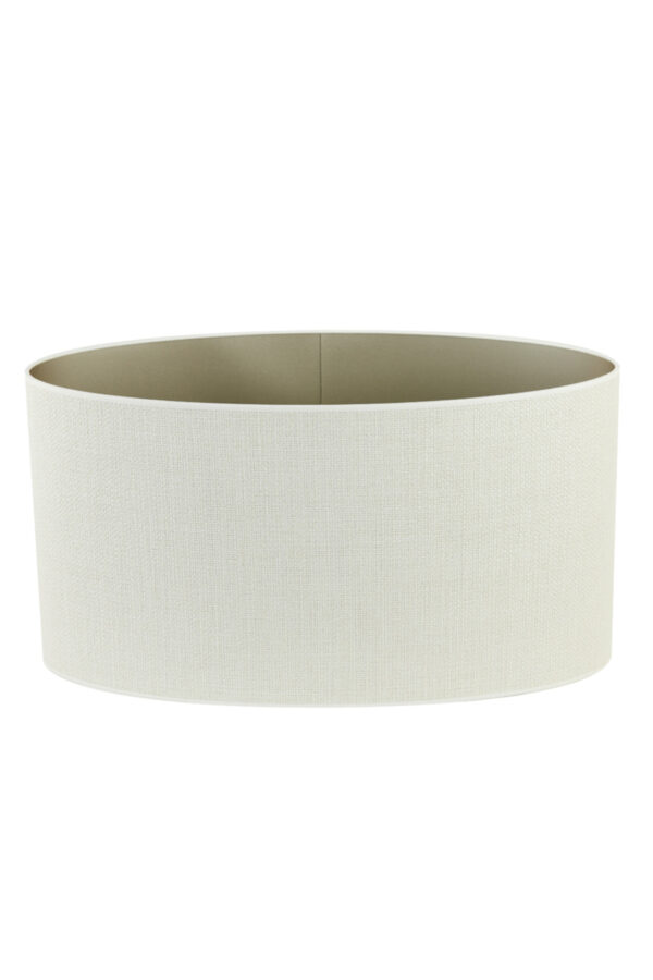 Witte stoffen lampenkap in cilinderformaat Light & Living Saverna - H 38 cm - Image 6