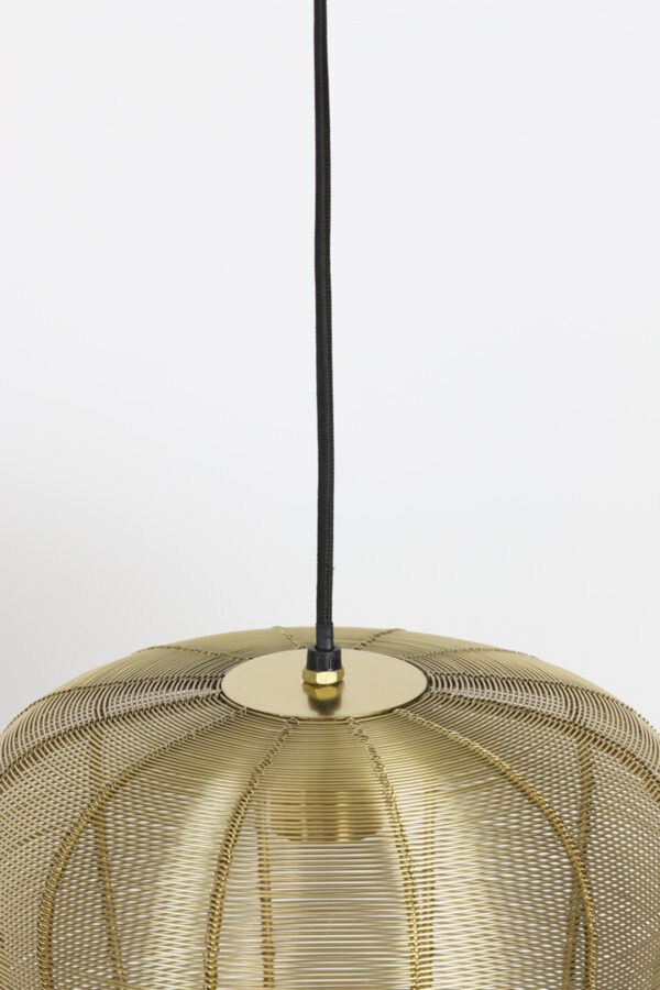 Goudkleurige metalen hanglamp voor interieur Light & Living Adeta - Ø 28 cm - Image 6
